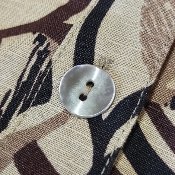 East 5th Top Women's Multi Color 3/4 Sleeve Button Up Shirt Sz 1X - Picture 7 of 9